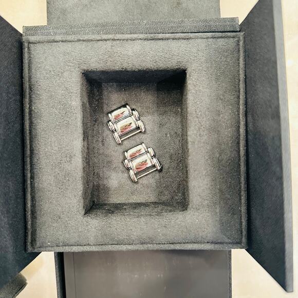 David Yurman Classic Watch Stainless Steel Black Mother of Pearl Dial 38mm